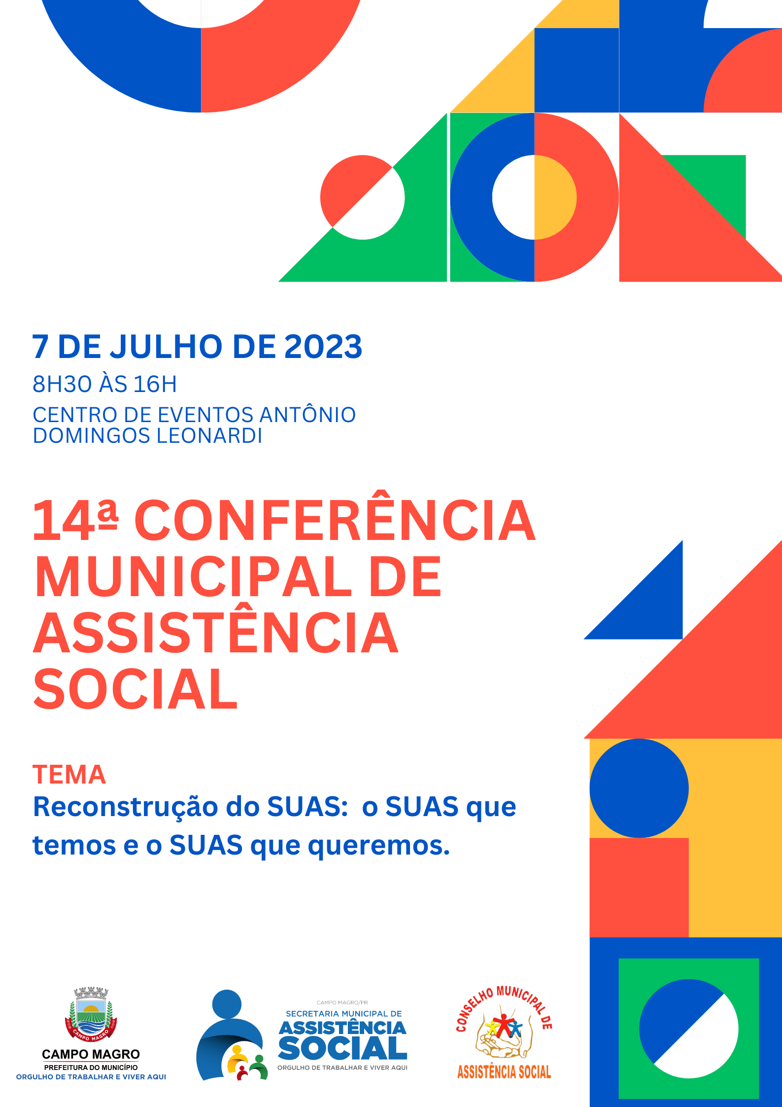 Cartaz 14a Conferência Assistência Social